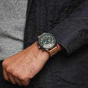 AVI-8 HAWKER HURRICANE
Carey Dual Time
ORISSA AV-4088-04 l Beige Leather Strap Men's Watch